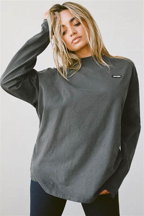 Joah Brown Classic Oversized Long Sleeve .